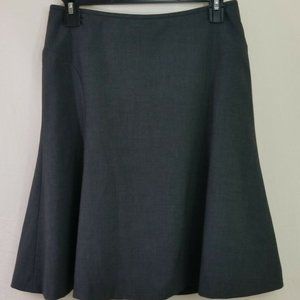 Calvin Klein Womens Flare Skirt Size 4P Gray